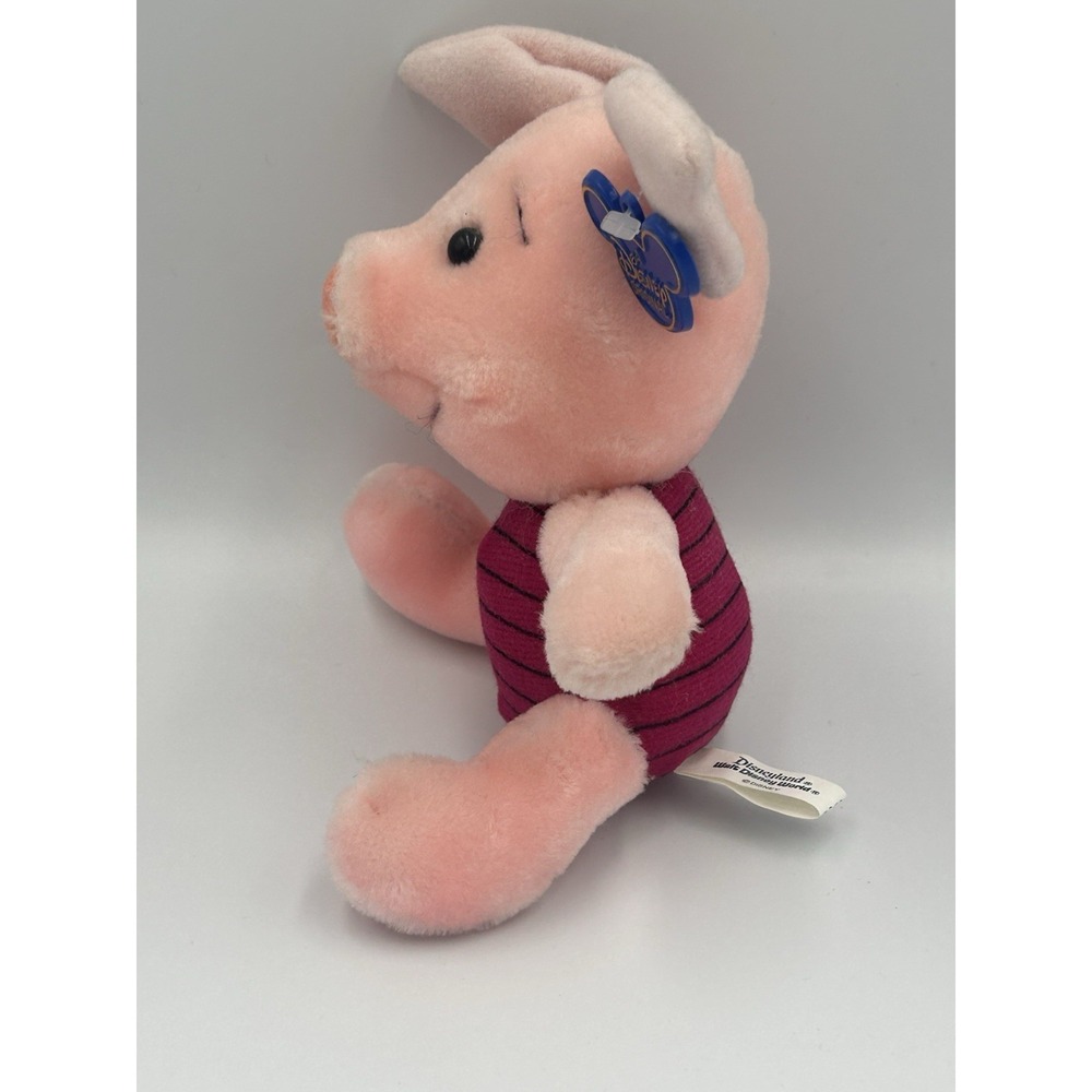Disney World Vintage Original Plush PIGLET Winnie The Pooh Stuffed Toy - Picture 5 of 13